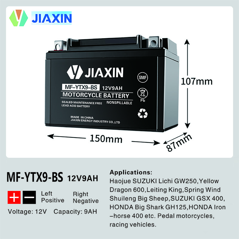 MF-YTX9-BS 12V9AH